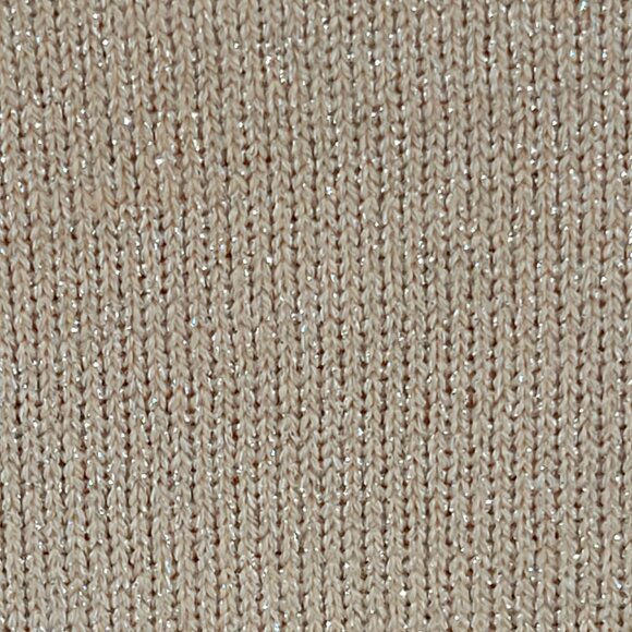 Susan Graver Short Sleeve Sweater Womens 2X Orange Silver Metallic V Neck Career - Picture 3 of 5